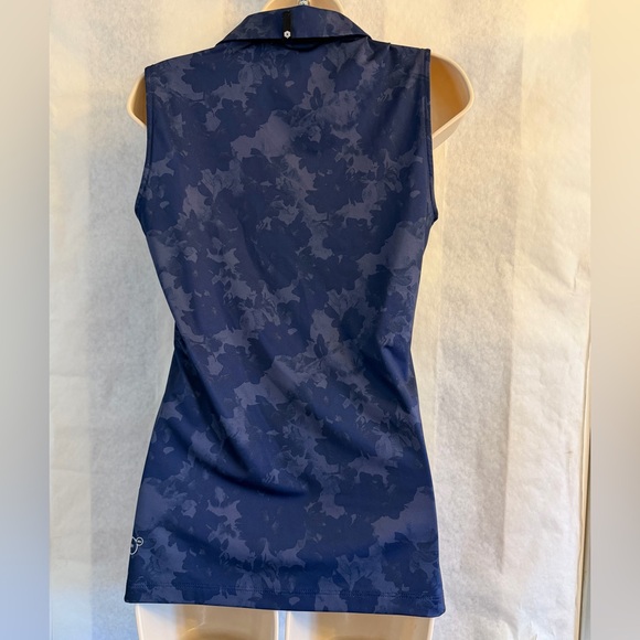 Puma Golf Sleeveless Women's Navy and Lime Tank Top Shirt Sz-XS. EE9 - Picture 3 of 10